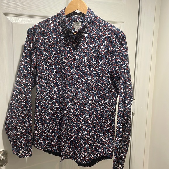 JCrew Men’s Secret Wash Floral Shirt - Picture 1 of 5